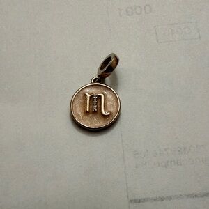 Gold Zodiac Pendant Charm